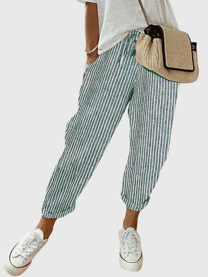 Amelie | High Waist Straight Leg Pants