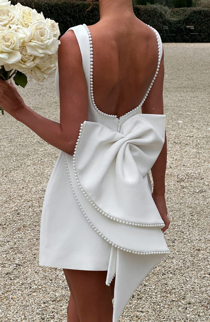 Kylie | Structured Wedding Guest Mini Dress