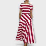 Bria | Striped Summer Maxi Dress