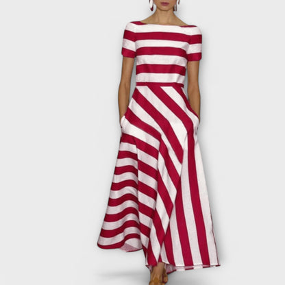 Bria | Striped Summer Maxi Dress