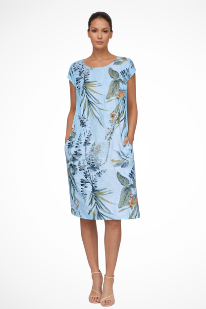 Willow | Printed Summer Midi Dress