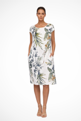 Willow | Printed Summer Midi Dress