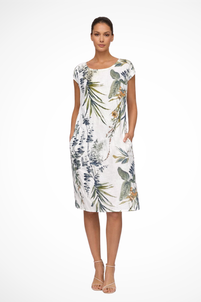 Willow | Printed Summer Midi Dress