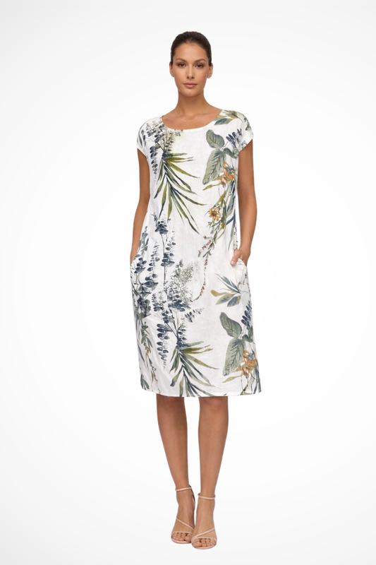 Willow | Printed Summer Midi Dress