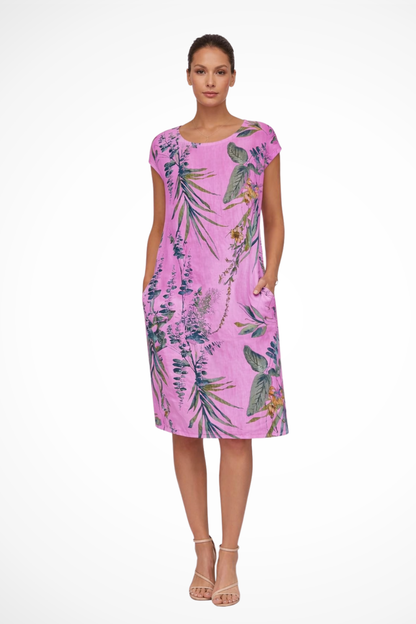 Willow | Printed Summer Midi Dress