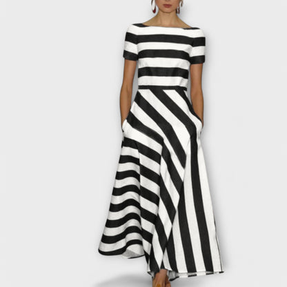 Bria | Striped Summer Maxi Dress