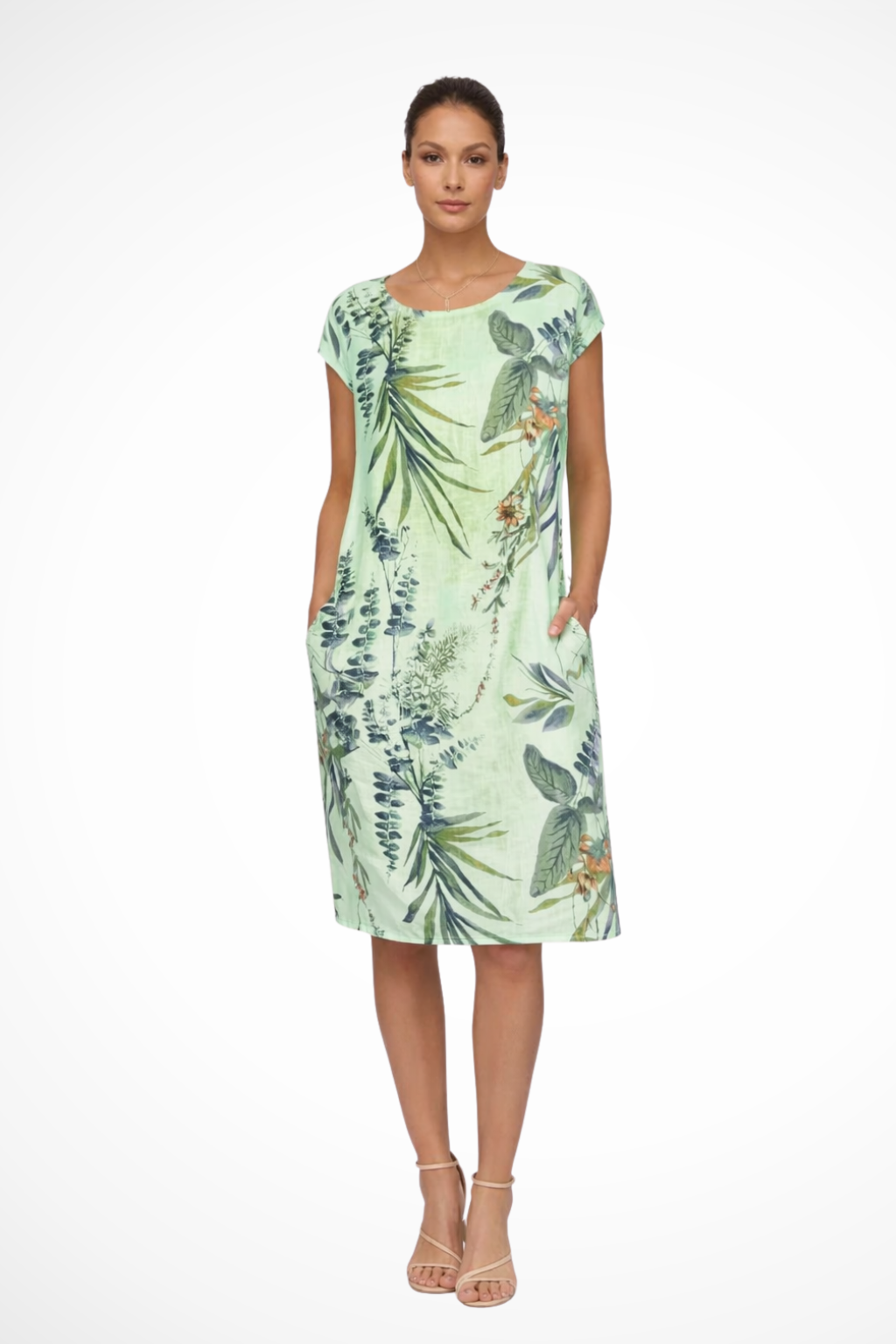 Willow | Printed Summer Midi Dress
