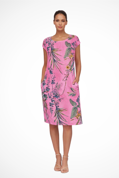 Willow | Printed Summer Midi Dress