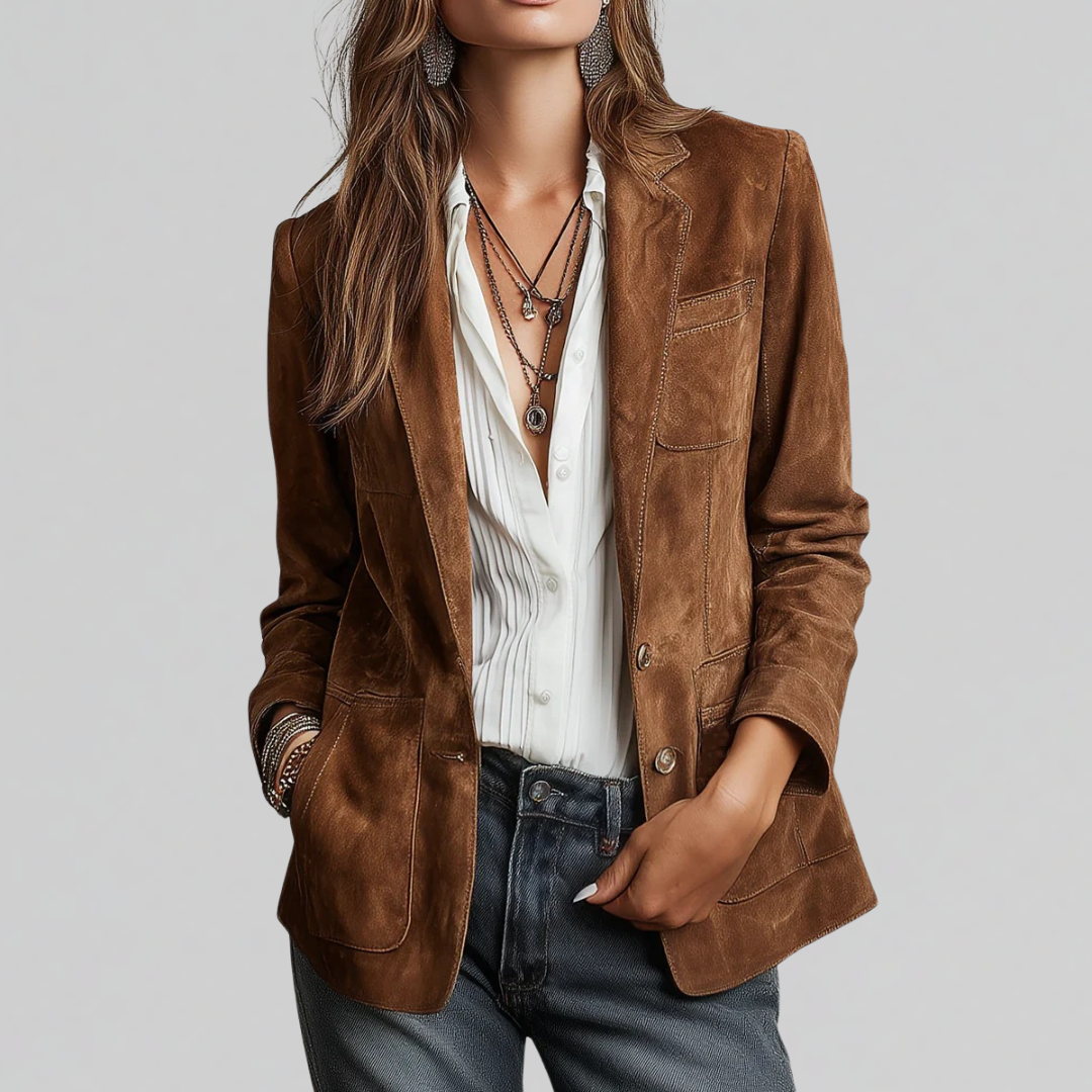 Vega | Suede-Touch Blazer