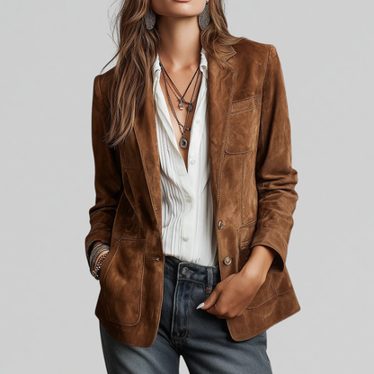 Vega | Suede-Touch Blazer