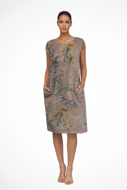 Willow | Printed Summer Midi Dress