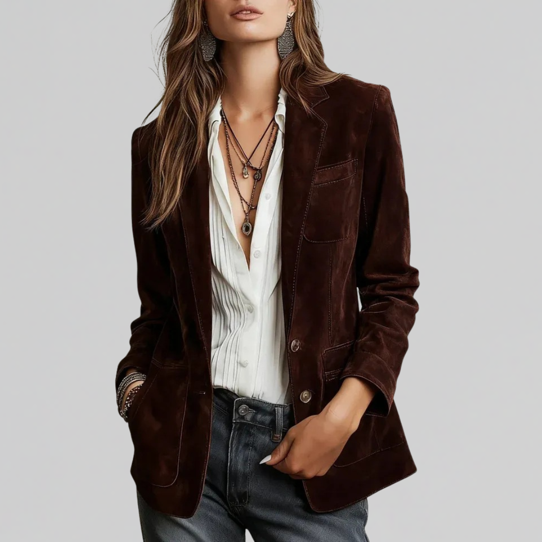 Vega | Suede-Touch Blazer