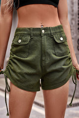 Aliette | High-Waist Drawstring Shorts