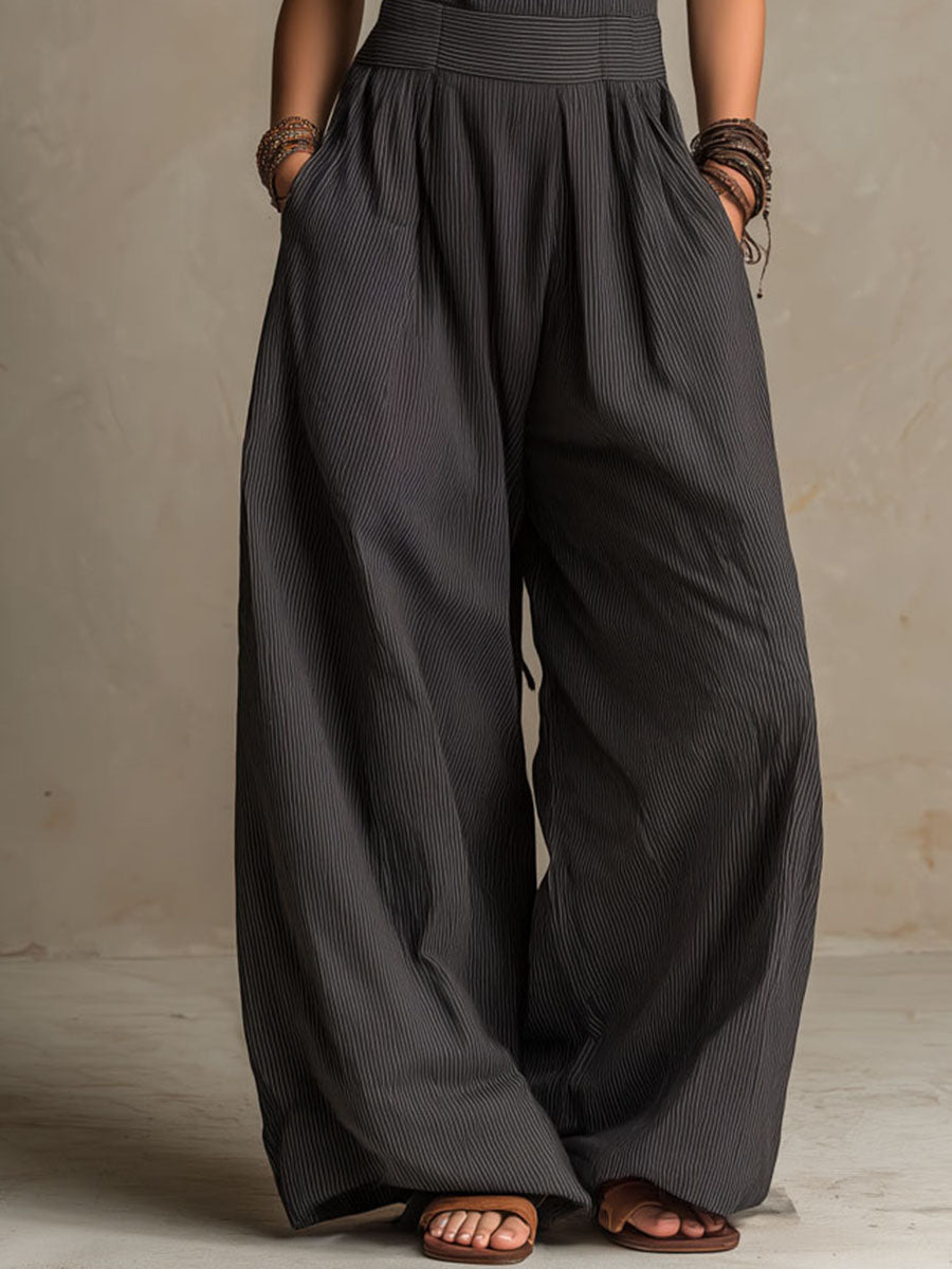Quinn | Crisscross Halter Wide-Leg Jumpsuit