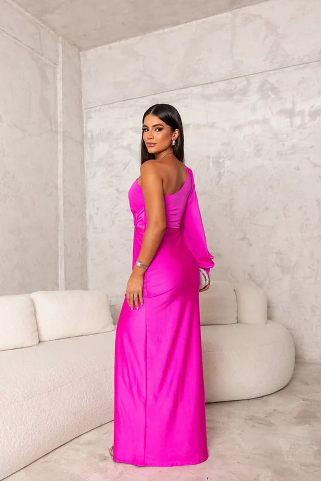 Ismara | One-Shoulder Maxi Wedding Guest Dress