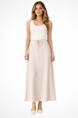 Rowena | High Waist Tiered Maxi Skirt