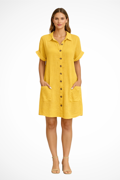 Maren | Button Front Summer Dress
