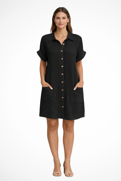 Maren | Button Front Summer Dress