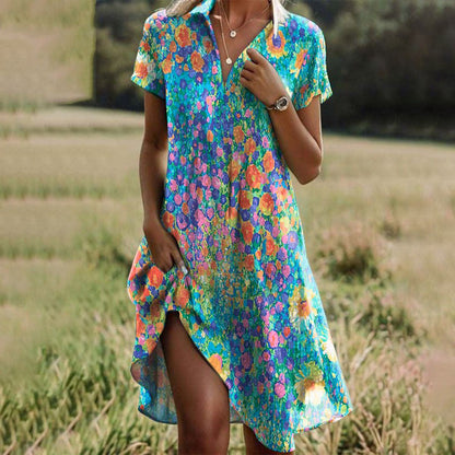 Tansy | Boho Summer Midi Dress