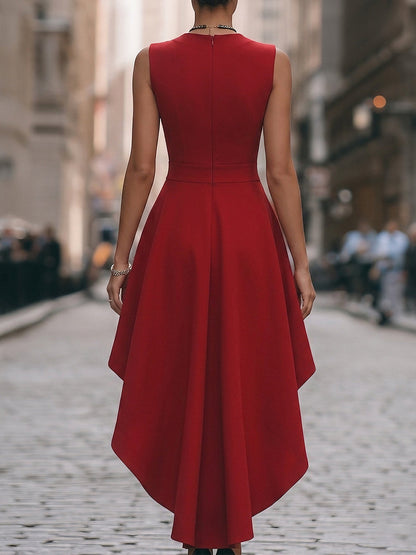 Veralise | High-Low Wrap Midi Dress