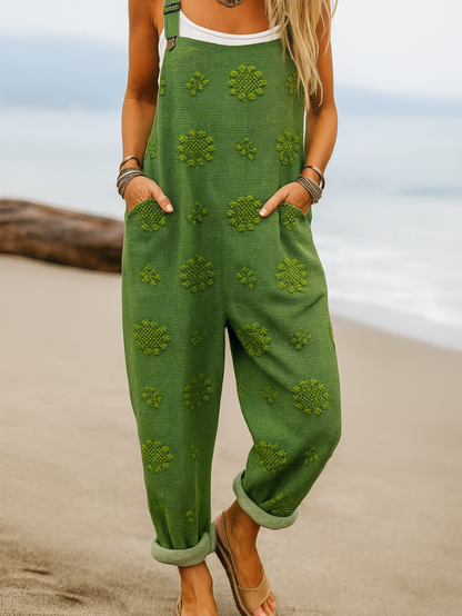 Meryl | Floral Belted Jumpsuit