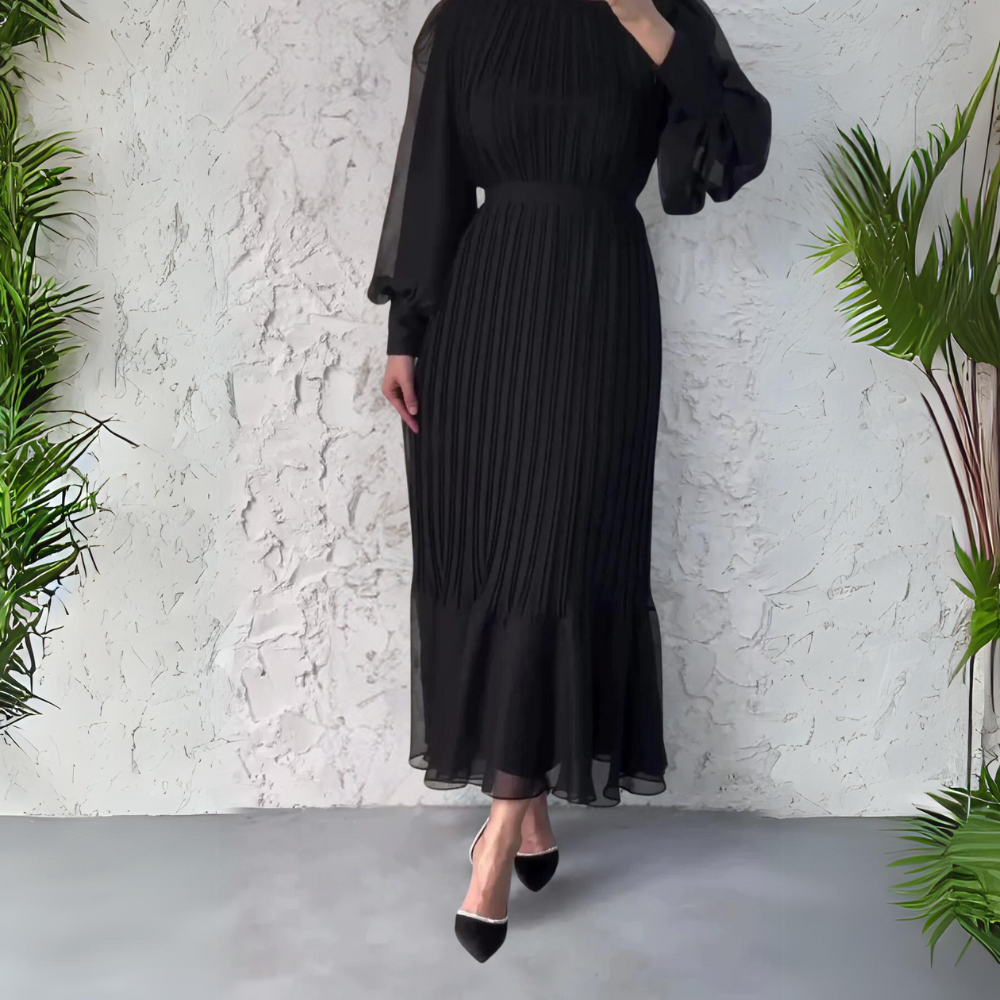 Sabrina | Mesh-Panel Evening Gown