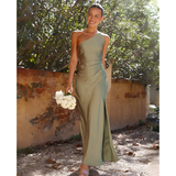 Genevieve | Asymmetric Evening Maxi Dress