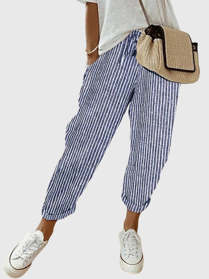 Amelie | High Waist Straight Leg Pants