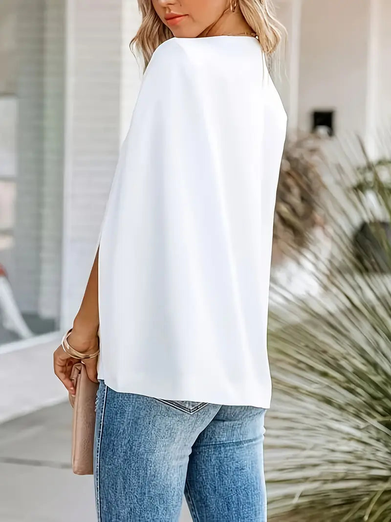 Wynne | Cape Sleeve Tailored Blazer