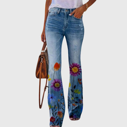 Flora | Floral Wide Leg Pants