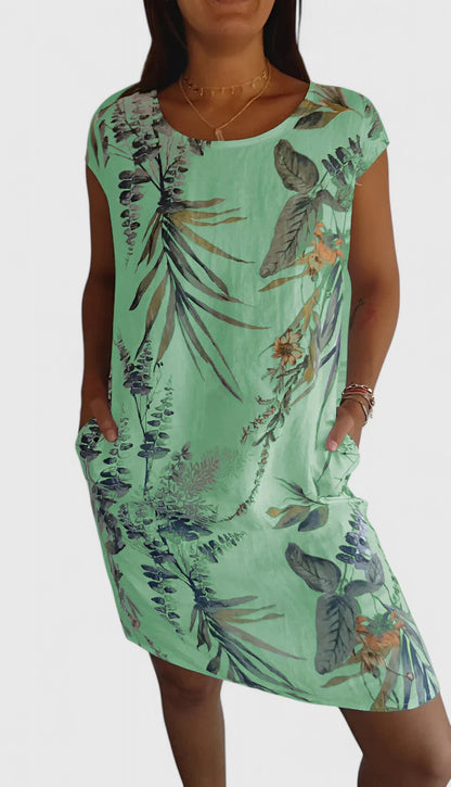 Elowen | Floral Summer Midi Dress