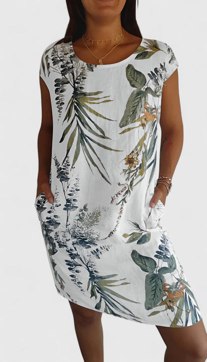 Elowen | Floral Summer Midi Dress