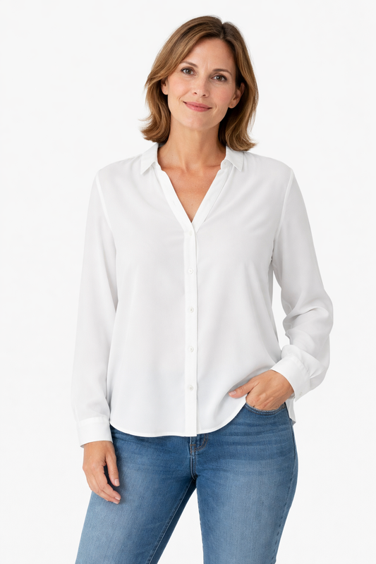 Classic Everyday Loose Fit Blouse