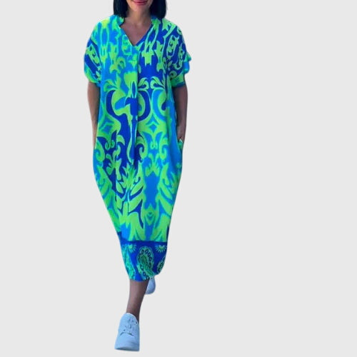 Aveline | Floral Summer Midi Dress
