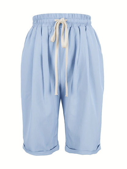 Anne | Linen Look Capri Pants