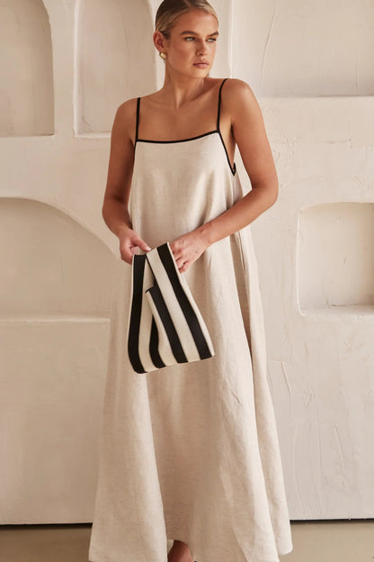 Juliet | Spaghetti Strap Wedding Guest Maxi Dress