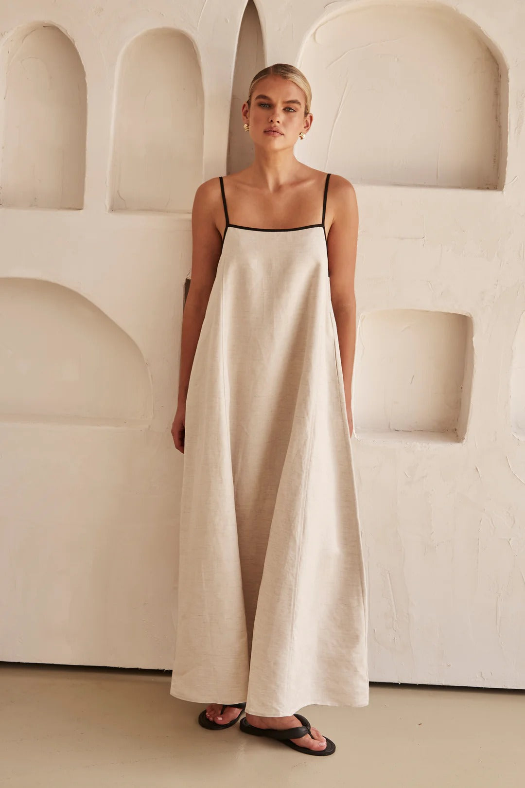 Juliet | Spaghetti Strap Wedding Guest Maxi Dress