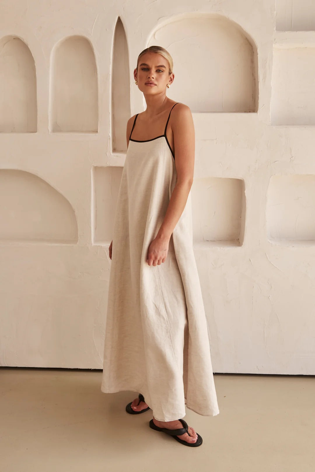 Juliet | Spaghetti Strap Wedding Guest Maxi Dress
