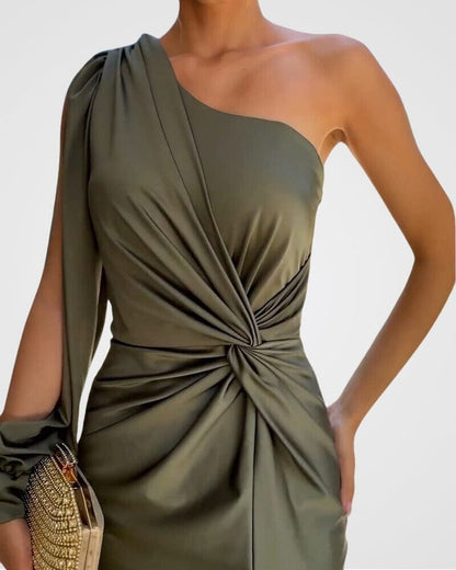Brigitte | Bodycon Column Maxi Dress