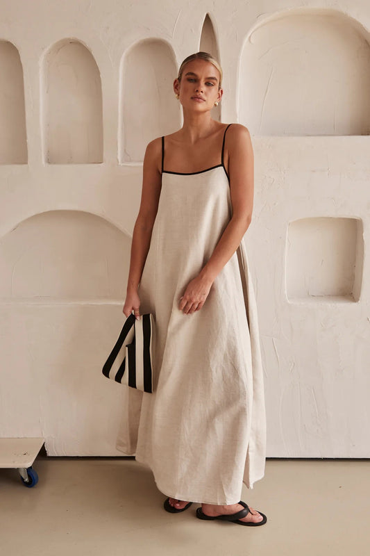 Juliet | Spaghetti Strap Wedding Guest Maxi Dress