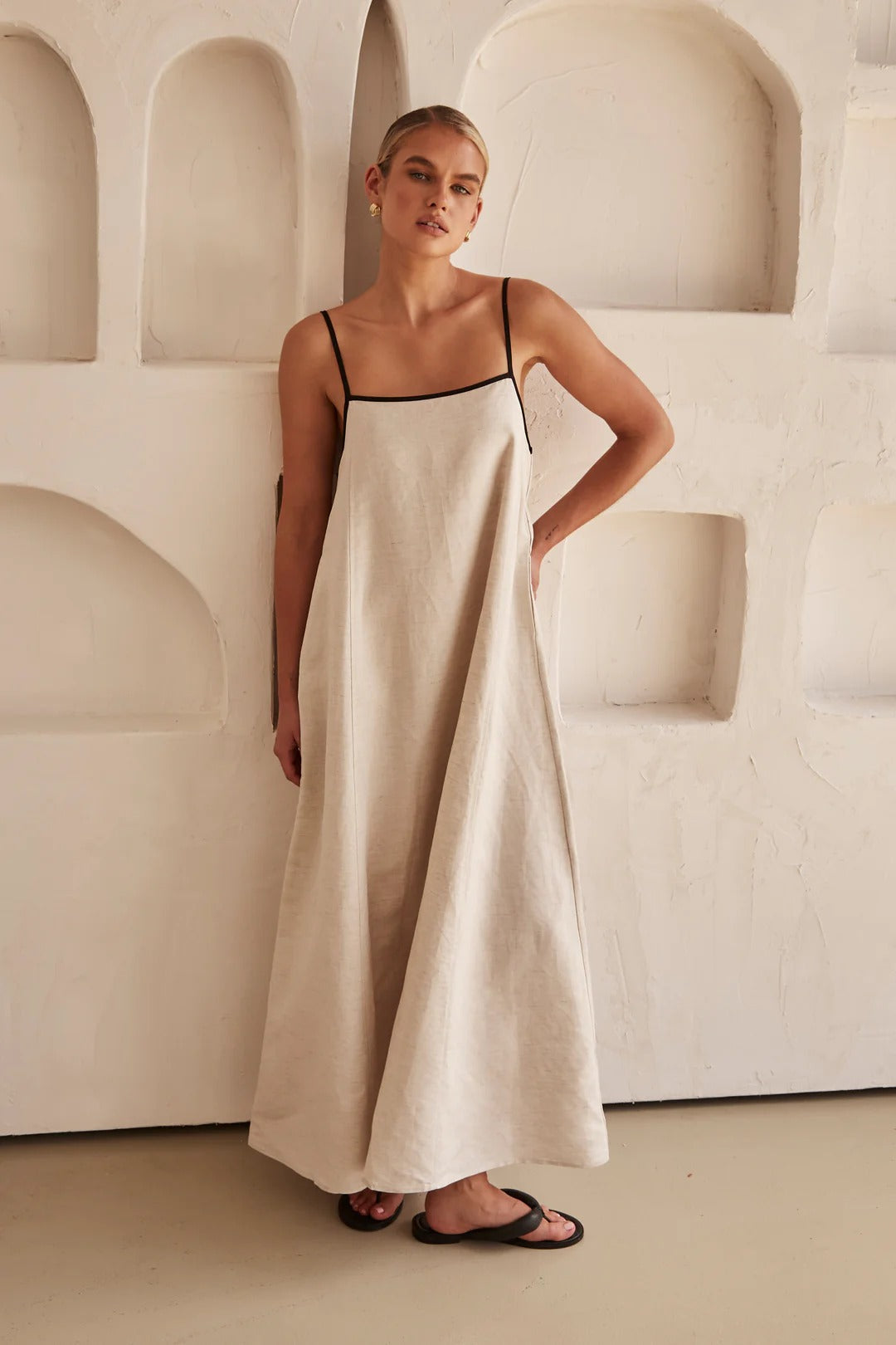 Juliet | Spaghetti Strap Wedding Guest Maxi Dress