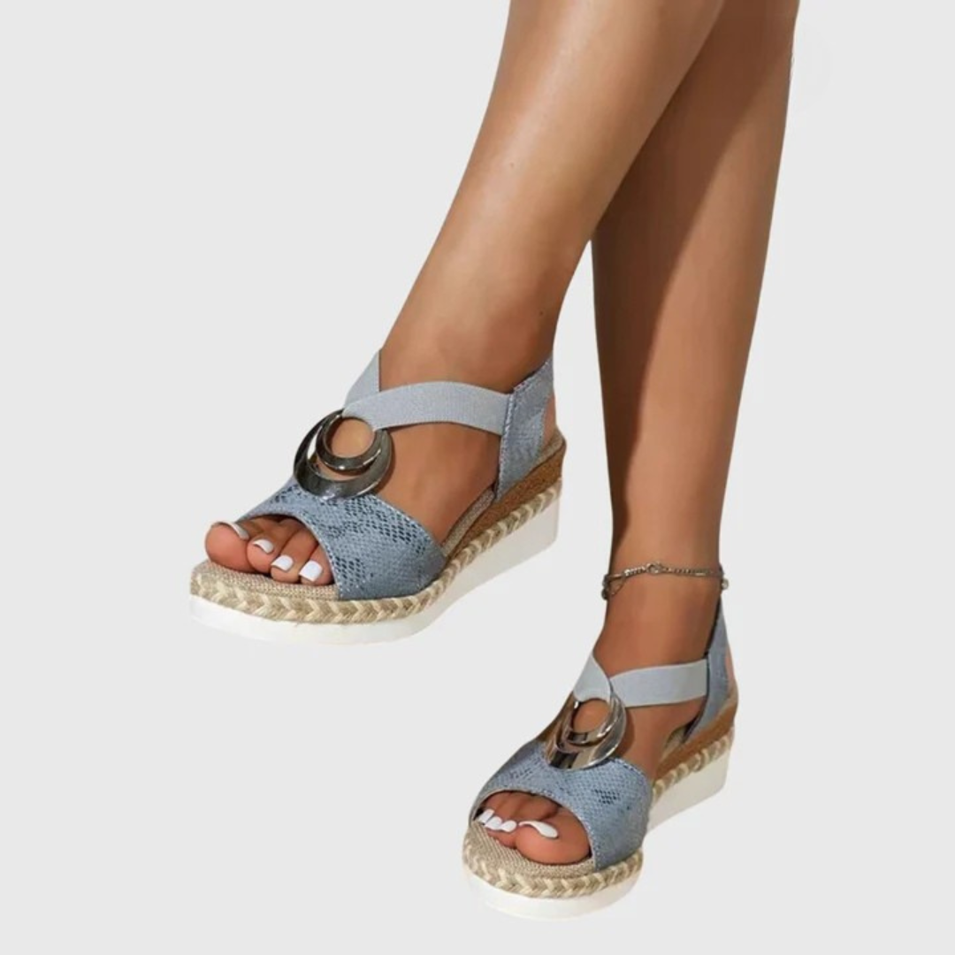 Odette | Cross-Strap Footbed Slide Sandals