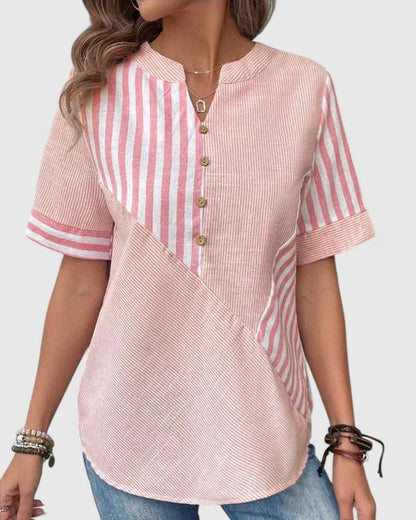 Marisol | Striped Relaxed Fit Blouse