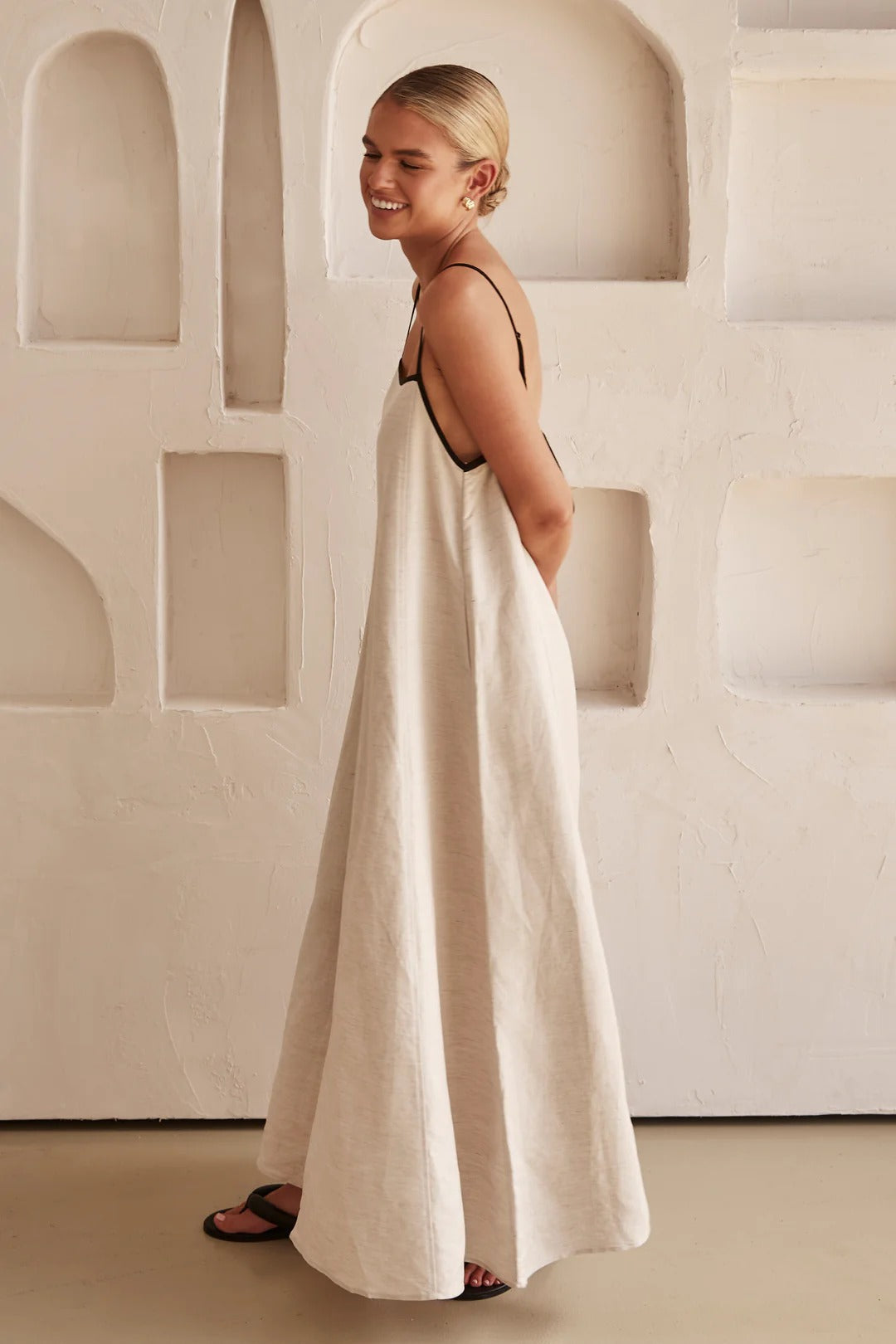 Juliet | Spaghetti Strap Wedding Guest Maxi Dress