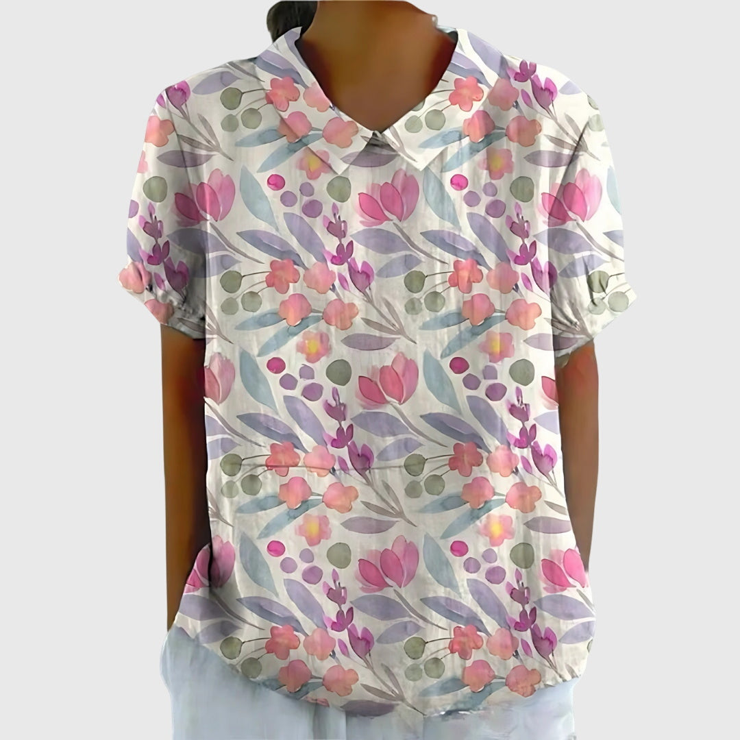 Adriana | Floral Relaxed Fit Blouse