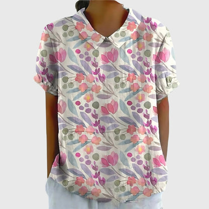 Adriana | Floral Relaxed Fit Blouse