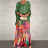 Clémentine | Flowing Wedding Guest Maxi Dress