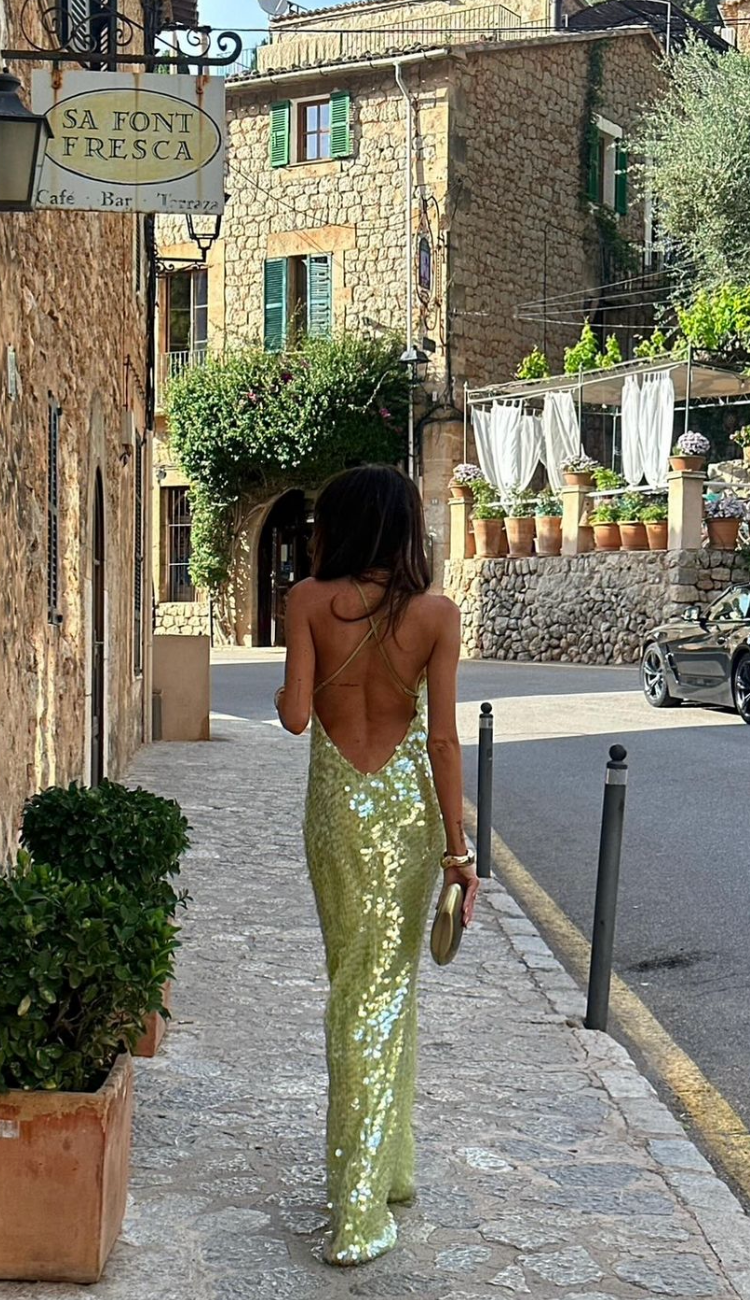 Vivienne | Sequin Backless Cocktail Dress