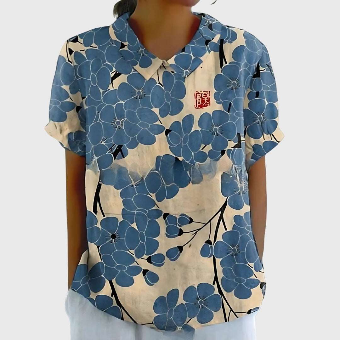 Adriana | Floral Relaxed Fit Blouse