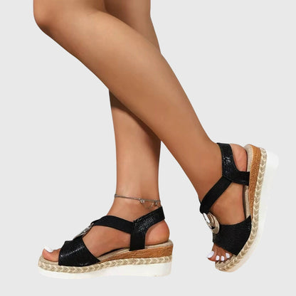 Odette | Cross-Strap Footbed Slide Sandals